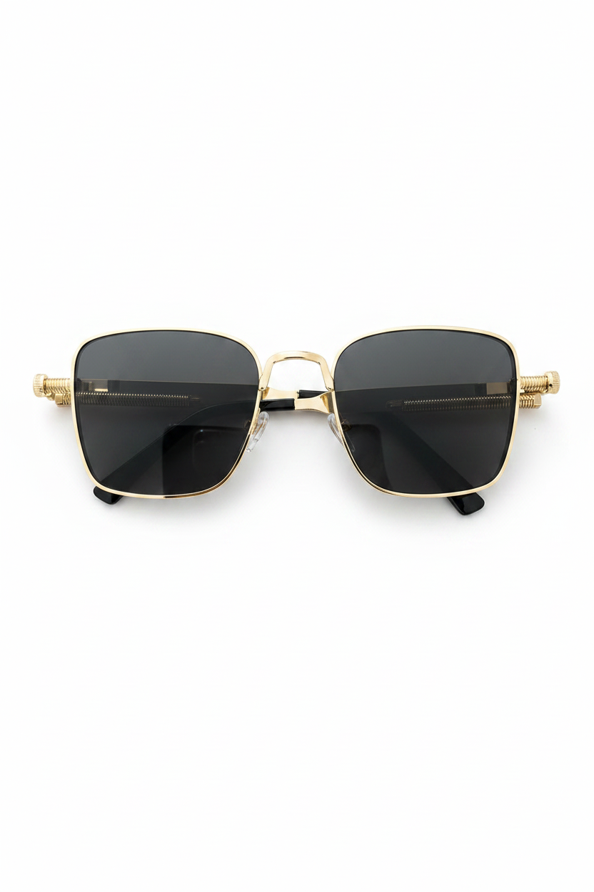 Luxury Square Gold Frame Sunglasses – UV400 Women’s Fashion Eyewear