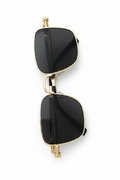 For your Shopify product, you can use this Alt Text:

Alt Text:

Gold square-frame sunglasses with black UV lenses on a white background. Stylish unisex eyewear suitable for everyday wear and fashion outfits.